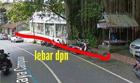 TOP URGENT DI JUAL TANAH PINGGIR JALAN UTAMA LOKASI CAMPUHAN UBUD GIANYAR 1
