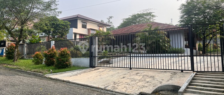 Dijual Tanah Berikut Rumah Kayu Hadap Green Area View Bukit 1