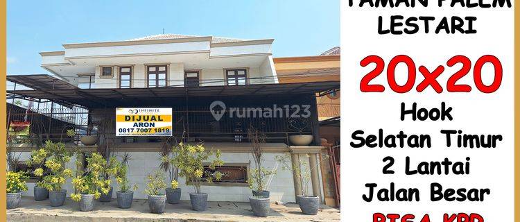 Rumah Taman Palem Lestari 20x20 Hook Selatan Timur 2 lantai 1