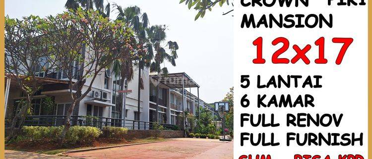 Rumah Crown Golf Pik 12x17 Huk 5 Lantai Full Furnished Harga Nego 1