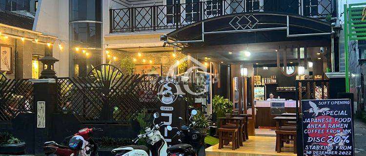 Rumah dan cafe 2 Lantai dekat Sulfat SHM 1