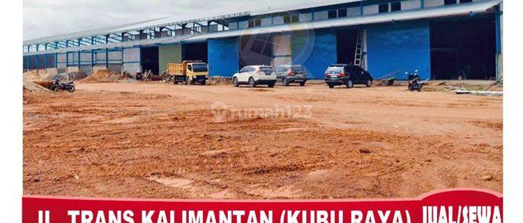 DIJUAL PERGUDANGAN SIAP PAKAI JALAN TRANSKALIMANTAN, AKSES KONTAINER 1