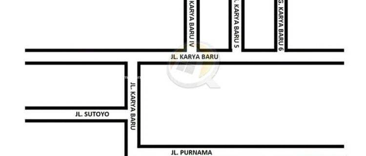 DIJUAL TANAH SIAP BANGUN JL. KARYA BARU IV, STRATEGIS 1