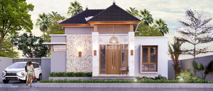 Rumah konsep bali atau modern minimalis di Keramas, Gianyar 1