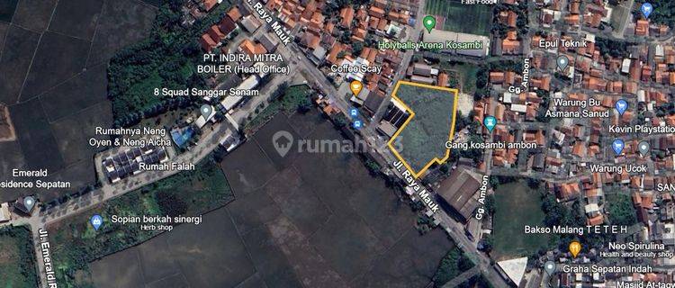 Disewa Tanah 3.715 m² di Jl. Raya Mauk, Tangerang 1