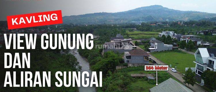 Kavling Dekat Aliran Sungai View Gunung || Luas 364 || SHGB || 2,4 Milyar || Santorini || Sentul City 1