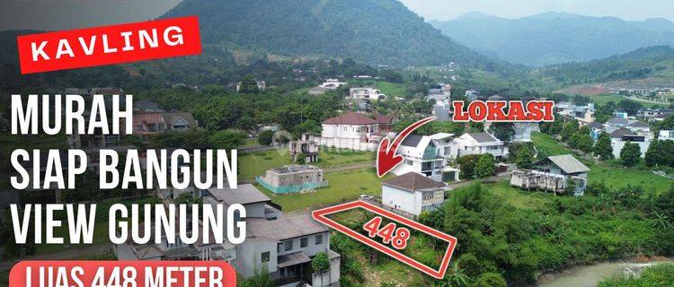 Kavling Dengan View Gunung Serta Aliran Sungai || Luas 448 Meter || Harga 4,5 Jt/Meter || Cluster Santorini 1