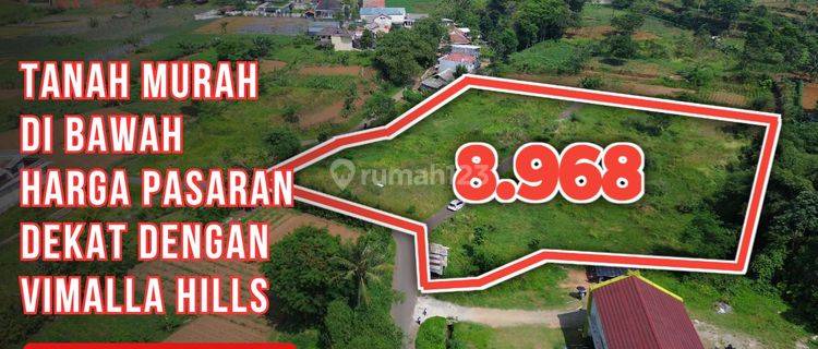 Tanah Murah Dibawah Harga Pasaran, Lokasi Dekat VIMALLA HILLS BOGOR || Harga 1,1 Juta/meter || Lokasi Sangat Strategis 1