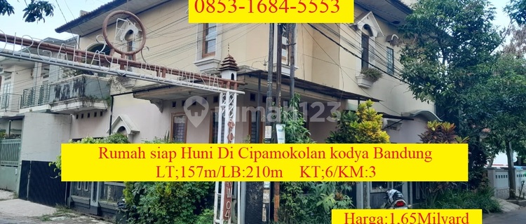  Rumah Di Cipamokolan Kodya Bandung Dalam Komplek Siap Huni   1