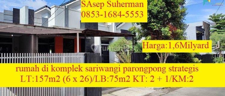 Rumah di Komplek Sariwangi Parongpong Strategis Bebas Banjir 1