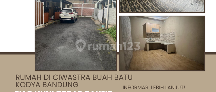 House in Ciwastra Buah Batu, Bandung City, Ready to Live In, Flood-Free 1