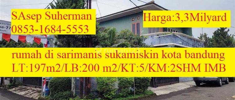 Rumah di Sarimanis Sukamiskin Kota Bandung Strategis Bebas Banjir Siap Huni 1