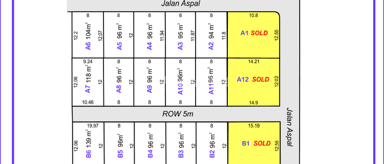 Tanah SHM 153 m² : 200 Meter Kantor Kecamatan Nanggulan 1