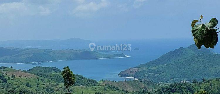 Tanah kavling cantik view lepas pantai 360° di Desa Buwun Mas Lombok Nusa Tenggara Barat  1