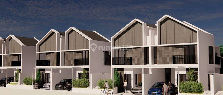 Rumah Murah Modern Model Scandinavian Di Kota Solo Dijual Cepat 1