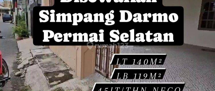 Disewakan Rumah Simpang Darmo Permai Selatan Strategis [63] 1