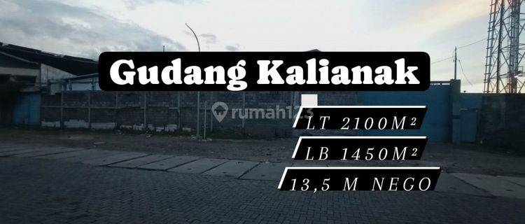 Gudang Kalianak Surabaya Barat Bebas Banjir Lokasi Ramai [165] 1