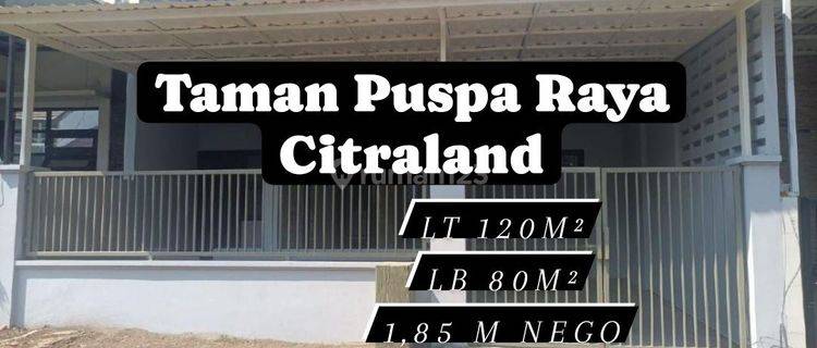 Rumah Minimalis Citraland Utama Cluster Taman Puspa Raya [187] 1