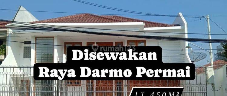 DISEWAKAN RUMAH RAYA DARMO PERMAI COCOK UNTUK SEGALA USAHA [217] 1