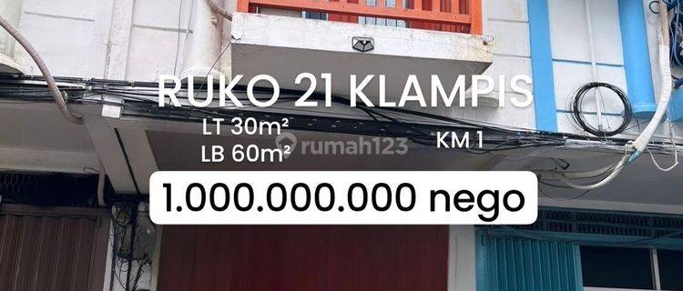 Jual / Sewa Ruko 21 Klampis Arif Rahman Hakim 2 Lantai Sby [440] 1