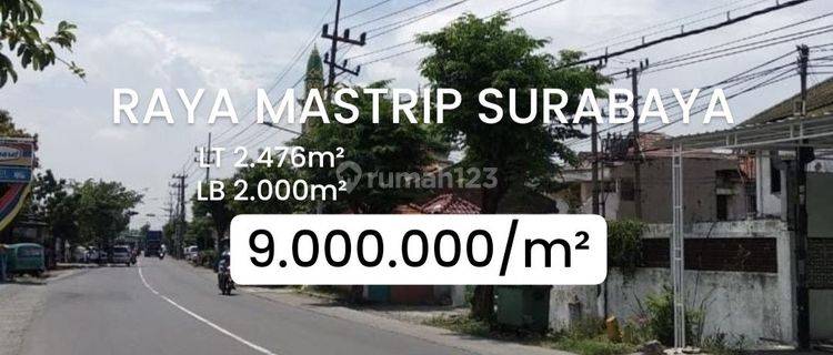 Rumah Hitung Tanah Nol Jalan Raya Mastrip Surabaya Selatan [443] 1