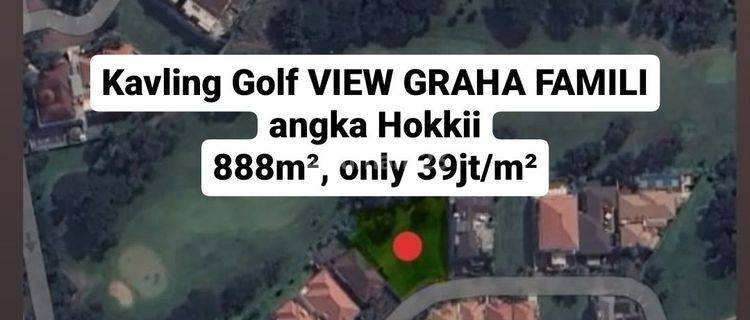 Tanah Kavling Graha Family Golf View Angka Hoki Surabaya [489] 1