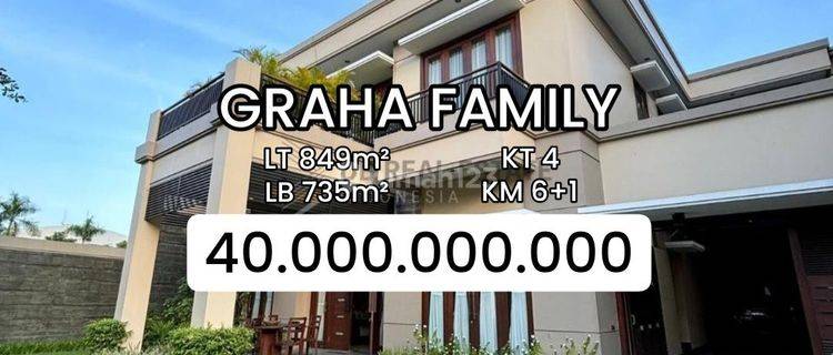 Rumah Super Mewah 2 Lantai Graha Family Surabaya Ada Pool [517] 1