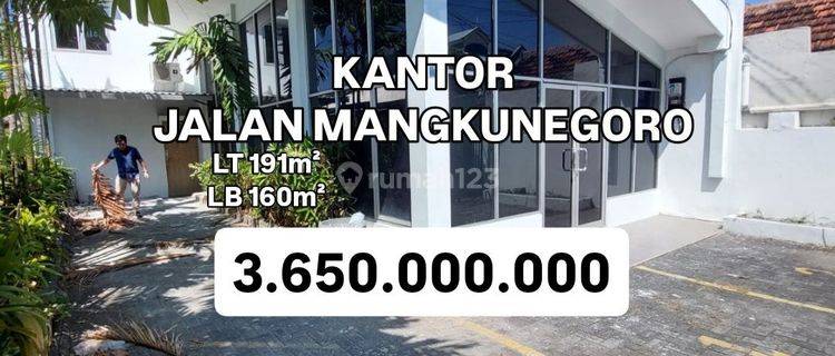 Rumah Kantor Siap Pakai Jalan Mangkunegoro Komersial Area [526] 1