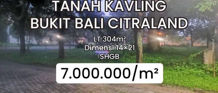 Termurah Tanah Kavling Citraland Utama Cluster Bukit Bali [571]
 1