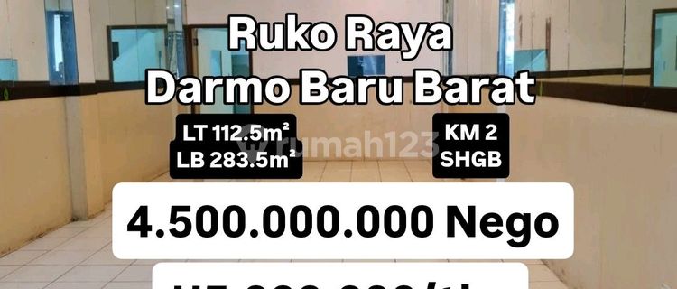Affordable For Rent, Strategic Darmo Baru Barat Shop House, Surabaya [139] 1