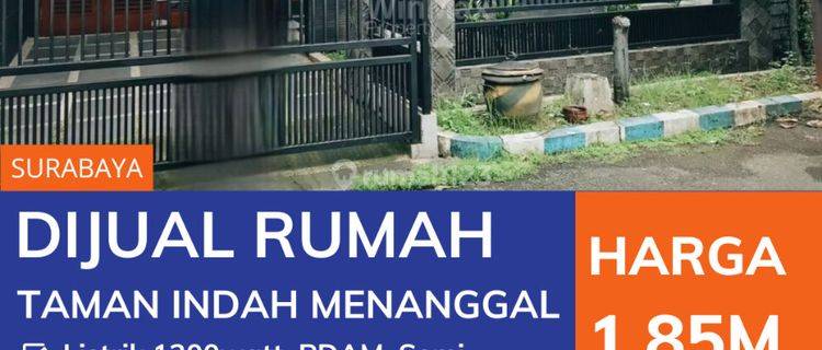 Dibawah Appraisal Rumah Siap Huni Taman Indah Menanggal Sby [614] 1