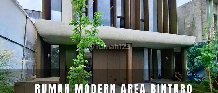 Dijual Rumah Baru Design Minimalis Industrial Bintaro Tangsel 1