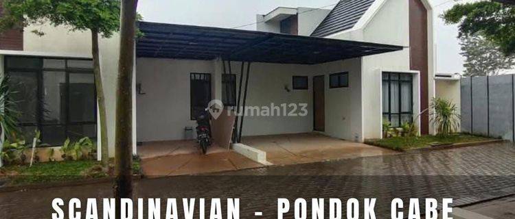 Dijual Rumah Baru Design Scandinavian Lokasi Pondok Cabe Tangsel 1