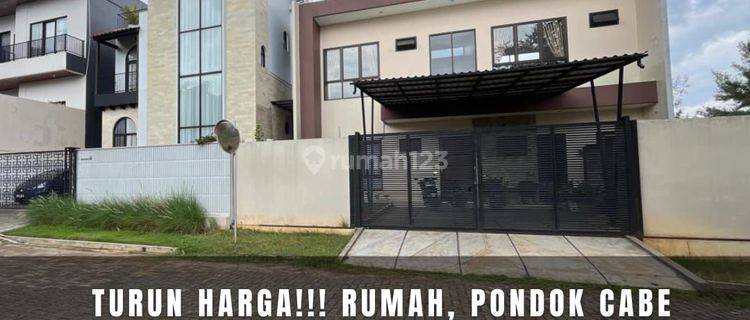 Dijual Rumah Siap Huni Design Modern Tropis Pondok Cabe Tangsel 1