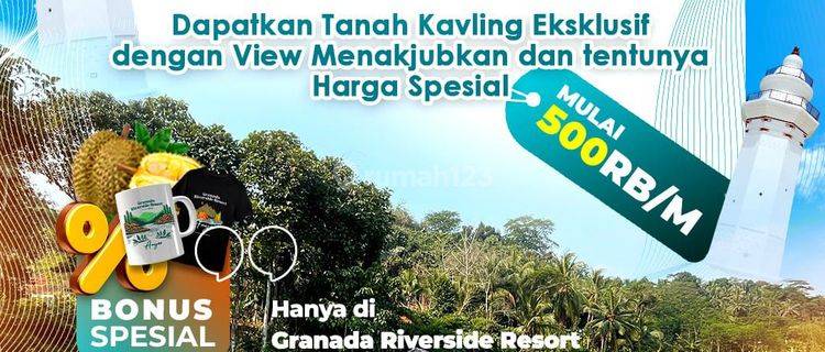 Tanah Kavling Vila dan Wisata Sungai di Anyer Serang Banten 1