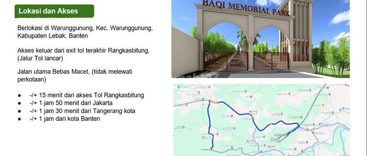 Makam Eksklusif Nyaman Sesuai Syariah BAQI Memorial Park Banten 1