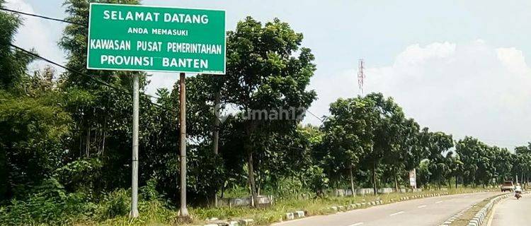 Tanah 5 Ha Shm Murah Strategis Pinggir Jalan Raya di Serang 1