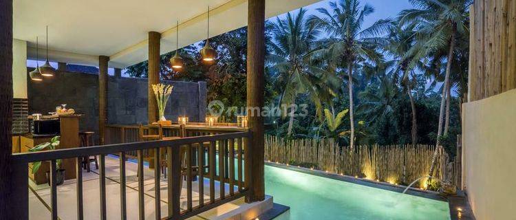 Dijual Cepat. FULL FURNISHED - EQUIPPED & COZY VILLA DENGAN GARDEN YANG LUAS. BERADA DI JANTUNG UBUD BALI 1