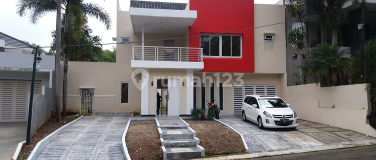 Rumah 2 Lantai SHM dengan Halaman Belakang Luas dan Paviliun di Cluster Bukit Golf Hijau Sentul City Bogor 1