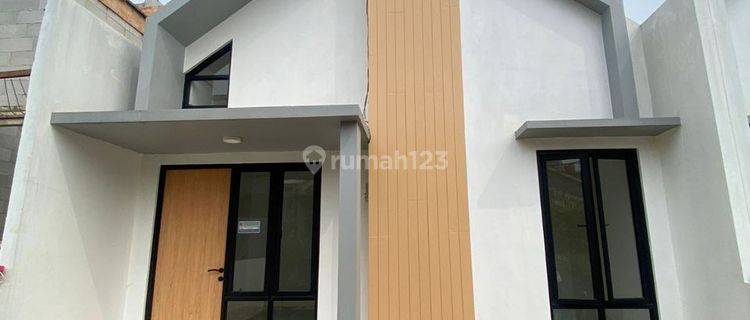 Rumah tanpa Dp berkonsep mezzanine dekat stasiun depok lama.ev  1