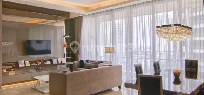 For Rent Pakubuwono Spring 2 Bedroom Corner Unit 158m² Furnished South Jakarta Elegant 1