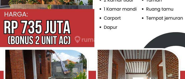 Rumah Klasik Modern Jogja, Bonus 2 Unit Ac Dekat Ugm Malioboro 1