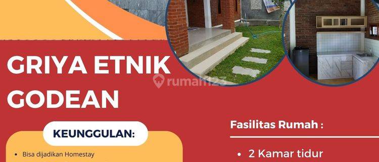 Rumah Murah Jogja Bonus Ac Lokasi Datar Jalan Aspal Mulus 1