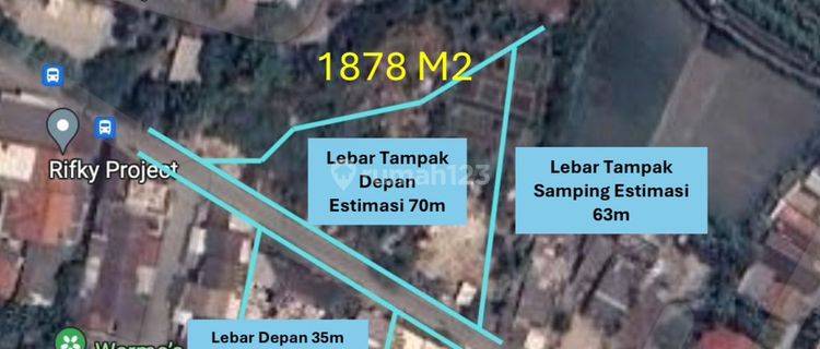 Tanah Hadap Jalan di Jl Pepabri Raya, Kunciran, Tangerang 1