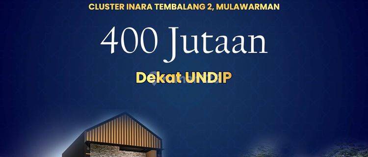 Perumahan cluster dijual dekat Kampus Undip Tembalang 400 jutaan  1