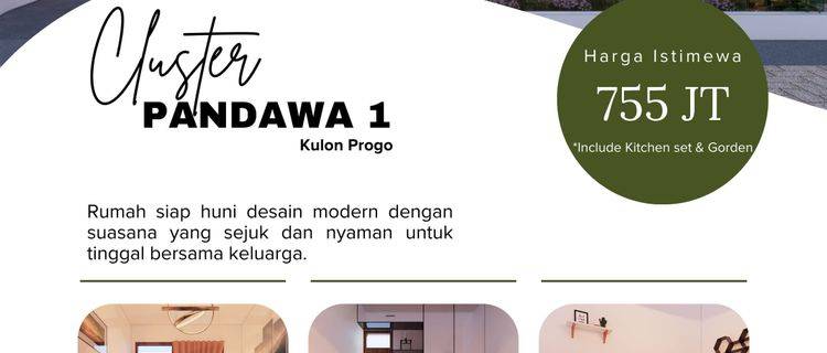 Rumah modern minimalis di Kulon Progo, Yogyakarta 1