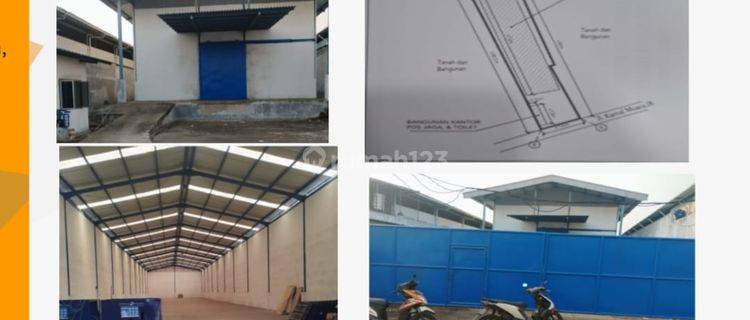 Dijual disewakan Rp500jt thn Gudang di Kamal, Aman, Lokasi Strategis, Masuk Container 1