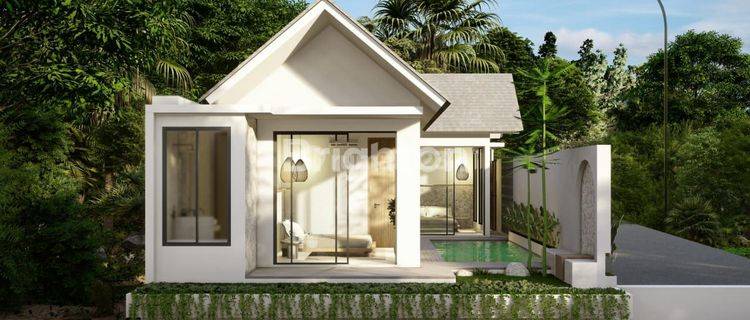 VILLA MODERN MINIMALIS VIEW SAWAH DAN SUNGAI DI DENPASAR TIMUR 1