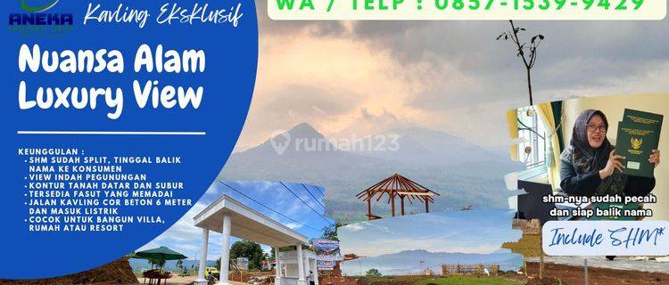 Jual Tanah Luas 290 M² SHM | Nuansa Alam Luxury View Bogor  1