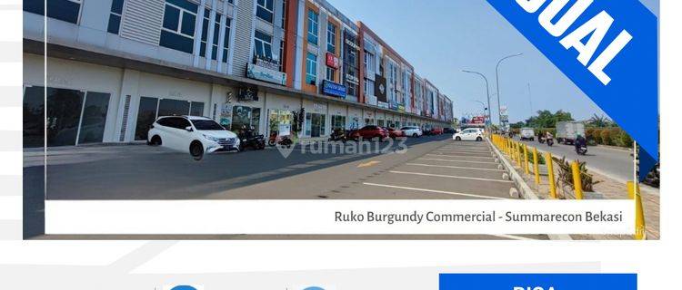 Dijual Cepat Bu Ruko Burgundy Sumarecon Bekasi 1